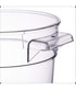 Cambro RFSCW1135 Camwear Clear Round 1 Qt Storage Container with Clear Round Lid RFSCWC1135...