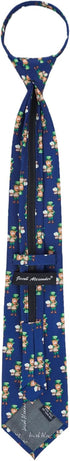 Jacob Alexander Men's Happy Saint Patrick's Day Leprechaun Holding Drinks Pattern Pre-Tied Zipper Neck Tie...