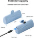 Kuulaa Portabl Charger Power-Bank 4500mAh Mini Ultra Compact Portable Phone Charger Battery Pack for iPhone (Blue)......