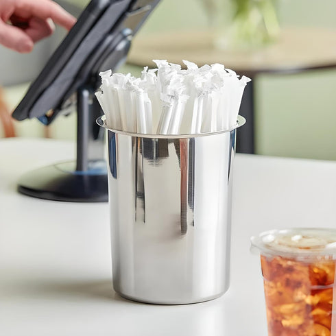 OCS Parts 6.75-Inch Kitchen Utensil Holder | Stainless Steel Dishwasher Safe Kitchen Countertop Organizer...