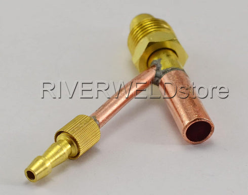 RIVERWELD Cables and Gas (Water) Separate Cable Connector Fitting for TIG Welding Torch (5/8"-18 Male WP26 2pk)...