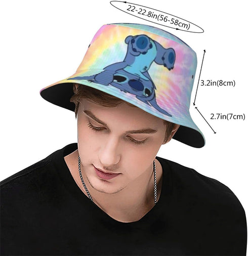 Tonari Funny Bucket Hats Fashion Sun Cap Packable Outdoor Fisherman Hat for Women and Men Travel Black, One Size...