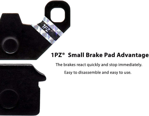 1PZ SSR-SD2 Brake Pads 2pcs Replacement for SDG SSR 50cc 70cc 110cc 125cc 140cc Thumpstar Coolster Orion Demon Stomp BSE Kayo Lifan YX Pit Dirt Bi...