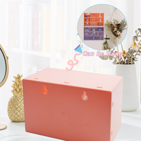 9 Mini Drawer Sticker Storage Organizer, Small Drawer Organizer for Desk, Plastic Desktop Drawer Organizer Removable, Teacher Toolbox for DIY Art ...