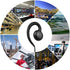 Radio Earpiece, 3.5mm 1-Pin C Shape Walkie Talkie Earpiece with PTT Mic Compatible with Motorola CLP1010, CLP1040, CLP1060 Two Way Radios Headphon...