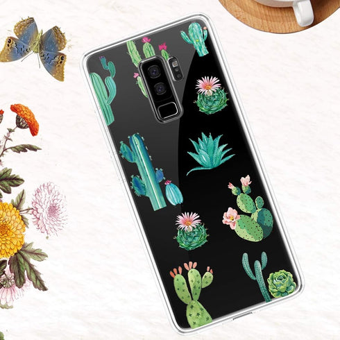 Phone Case for Galaxy S9 Plus, Samsung S9 Plus Case for Girls Women, Soft Clear TPU Shockproof Protective Transparent Case Cover for Samsung Galax...