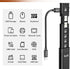 BUDI Multifunctional 9 in 1 Data Cable with USB Type-C Card Reader Micro SD Memory Card high-Speed Card Reader Adapter Suitable for Mobile Phone C...