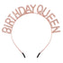 AOPRIE Birthday Crown for Women - Rose Gold Tiara for Girls - Princess Crown Rhinestone Happy Birthday Accessory...