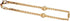 LESLIE BOULES Elegant 18K Gold-Plated Evil Eye Anklet - 10 Inches, Modern & Protective Jewelry Gift...