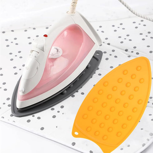 yueton 2PCS Electric Iron Mat Thickened Silicone Iron Mat Ironing Board Mat Household Electric Iron Mat Silicone Heat-Resistant Iron Mat for Trave...