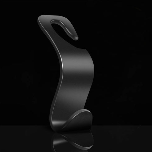 Car Seat Headrest Hook 4 Pack - Universal Auto Seat Hook Hanger Storage Organizer Holder (Black)...