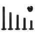 1/4-20 x 3/4", 1", 1-1/4", 1-1/2", 2" Flat Head Socket Head Screw Furniture Bolts Countersunk Connector Screws Assortment Kit, Stainless Steel 18-...