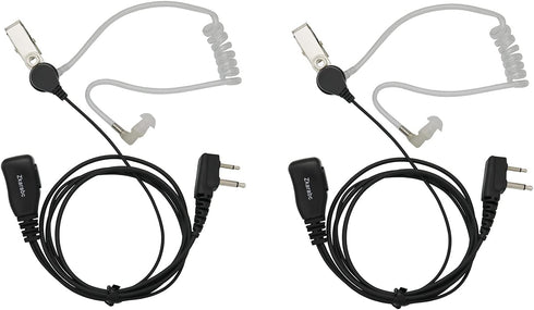 Walkie Talkies Earpiece with Mic 2 Pin Acoustic Tube Headset Compatible with Midland LXT600VP3 GXT1000VP4 LXT500VP3 GXT1050VP4 GXT1000XB GXT1030VP...