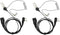 Walkie Talkies Earpiece with Mic 2 Pin Acoustic Tube Headset Compatible with Midland LXT600VP3 GXT1000VP4 LXT500VP3 GXT1050VP4 GXT1000XB GXT1030VP...