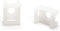 THE CIMPLE CO Cable Tie Base Saddle Mount Wire Holder Organizer - Wire Bundle Zip Tie Mounting Block - White - 100 Pack...