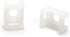 THE CIMPLE CO Cable Tie Base Saddle Mount Wire Holder Organizer - Wire Bundle Zip Tie Mounting Block - White - 100 Pack...
