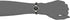 Accutime XOXO Women's XO3396 Silver-Tone Watch with Black Synthetic Leather Band...