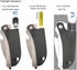 Led Mini Flashlight 6-in-1 Utility Folding Pocket Knife with Bottle Opener Glass Breaker Buckle Whistling Multi-Function Emergency Tool for Hiking...