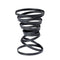 G.E.T. WB-446-MG 4" Round Powder Coated Metal Gray Wire French Fry Cone Basket, Cyclone Collection...