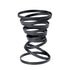 G.E.T. WB-446-MG 4" Round Powder Coated Metal Gray Wire French Fry Cone Basket, Cyclone Collection...