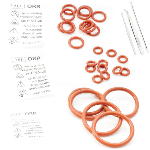 Food Grade Silicone O Ring Repair Kit, To Solve Boiler Pin Brew Group Hot Water Issues, Compatible For Philips Coffee Machines (Standard)...