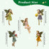 5 Pcs Fairy Garden Accessories Miniature Fairies Figurines Resin Garden Ornaments Fairy Decor for Outdoor Garden Lawn Home and Pot Plants Decorati...