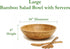 Lipper International Bamboo Salad Bowl and Server Set...