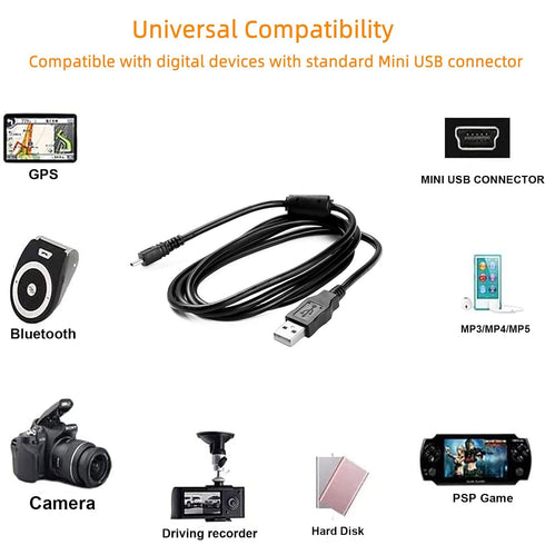 Replacement UC-E4 USB Cable Photo Transfer Cord Compatible with Nikon D610 D7000 D90 D80 D70s D70 D60 D40X D3000 D3100 D100 D200 D300 D1x D1h D2x ...