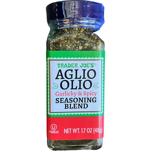 Trader Joe's Aglio Olio Garlicky & Spicy Seasoning Blend, 1.7 oz (Pack of 1)...