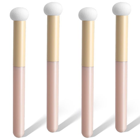 4 Pcs Mushroom Makeup Sponge Brush, Mushroom Makeup Applicators Concealer Brushes, Small Concealer Brush Under Eye Makeup Sponge Concealer Brush f...