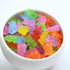 50 Pcs Jelly Sugar Soft Candy Slime Charms Easter DIY Craft Making Resin Jewery Making Kit, Resin Flatback Slime Beads Making Supplies for DIY Scr...
