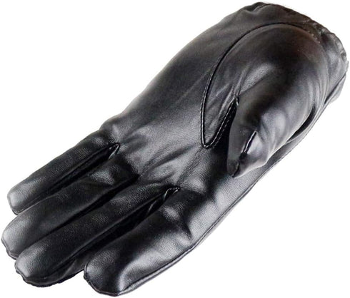 Long Keeper Men Leather Touchscreen Gloves Winter Driving Warm Wrist Gloves...