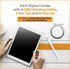 iProStylus Wireless Charging & USB Charging Stylus Pen for iPad - Active Pencil Compatible with 2018 iPad & Above iPad Pro Mini & Air with Tilt Fu...
