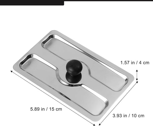 Slice Toaster Lid 2 Slice Toaster Cover Stainless Steel Toaster Appliance Cover Bread Maker Cover Toaster and Fingerprint Protection Machine Cover...
