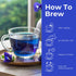BLUE TEA - Butterfly Pea Flower Tea - 30 Count - Plant Based Tea Bag | ANTIOXIDENT RICH | Flower Based - Herbal Tea - Caffeine Free - Detox Tea - ...