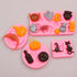 Halloween Candy Molds, Pumpkin Skull Ghost Silicone Molds, Witch Hat Cat Eyeballs Teeth Cake Decorating Chocolate Molds for Baking Fondant Cupcake...