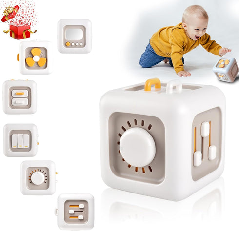 Montessori Toys Activity Busy Cube for Baby Toys 12 18 Months Early Learning Educational Baby Toys for 1 Year Old Boys Girls Christmas Birthday Gi...