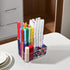 Desktop Clear Pen Holder with 3 Compartments, Acrylic Pencil Holders, Desk Organizers and Accessories...