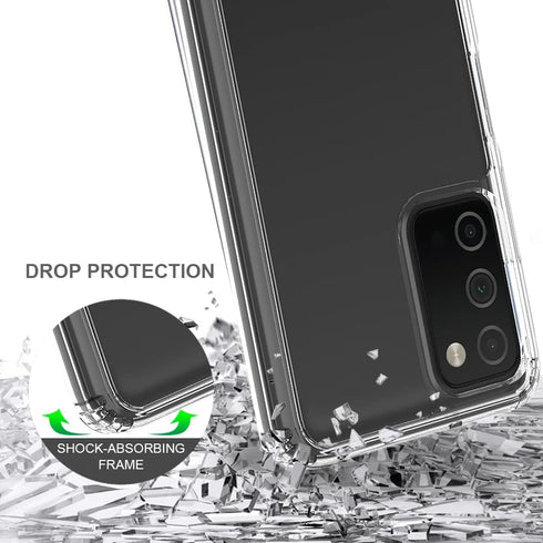 Sucnakp for Galaxy A03S Case Samsung A03S Case Premium Clear Back Panel + TPU Bumper Cover for Samsung Galaxy A03S US Version?YKL Clear?...