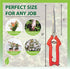 Garden Guru Extra Long Stainless Steel Pruner Pruning Shears Clippers Snips – Sharp Bonsai Cutter Plant Trimming Scissors – Straight Blade Garden ...