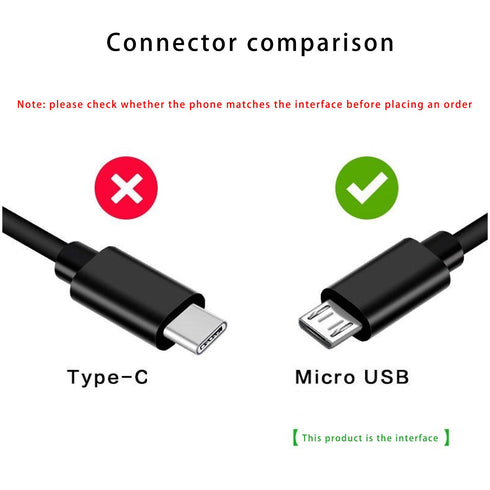 5FT Micro USB Charger Charging Power Cable Cord Compatible for Cowin e7 SE7 E9 E8 SE8 E7 Pro, Jabra Elite 45e 65t Evolve 75 65 Headphones,Bugani M...