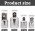 4PCS Sliver Socket Adapter Set,1/4" x 3/8", 3/8" x 1/4", 3/8" x 1/2", 1/2" x 3/8" Square Ratchet Socket Adapter/Reducer Converter Sets Kit For Car...