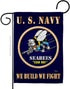 Sea Bees Garden Flag Home Decor Armed Forces United State American Decorations Military Memorabilia Remembrance Wall Tapestry Retire Outdoor Memor...