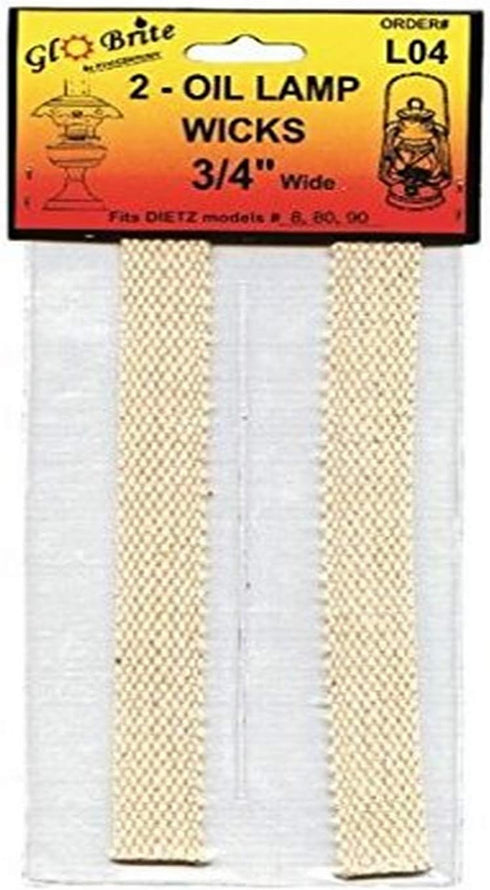 Glo Brite by 21st Century L04 Wide Cotton Lamp Wicks, 3/4-Inch...