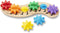 Melissa & Doug Rainbow Caterpillar Gear Toy With 6 Interchangeable Gears - For Toddlers And Babies...