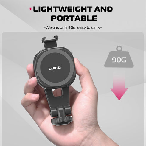 ULANZI Magnetic iPhone Tripod Mount MA23, Magnet Phone Holder Adapter Tripod Attachment Compatible with MagSafe Only for iPhone 12 13 14 Plus Pro ...