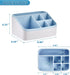 VITVITI Toothbrush Holders for Bathrooms, 6 Slots Toothpaste Bathroom Counter Organizer for Kids, Plastic Bathroom Organizer for Countertop/Sink/V...