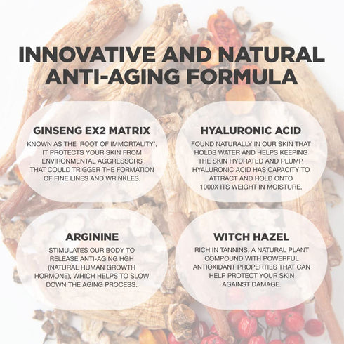 Ginseng Radiance Serum | Ginseng Serum with 52.5% Korean Ginseng Extract | Korean Ginseng Serum Formulated with Ginseng Extract, Hyaluronic Acid &...