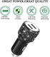 Dual USB Car Charger,SAVORI Car Adapter Bling Bling Rhinestones Crystal Car Decorations for Fast Charging Car Decors for iPhone Xs Max X Plus, iPa...