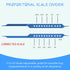 10 Inches Artist Proportional Scale Divider Drawing Tool, Pantograph Drawing Tool Allow Architects and Artists to Transfer Different Measurements ...